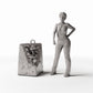 Diorama model-building product photo 1: Military Diorama: Damaged Concrete Barrier (Ref. 1659D)