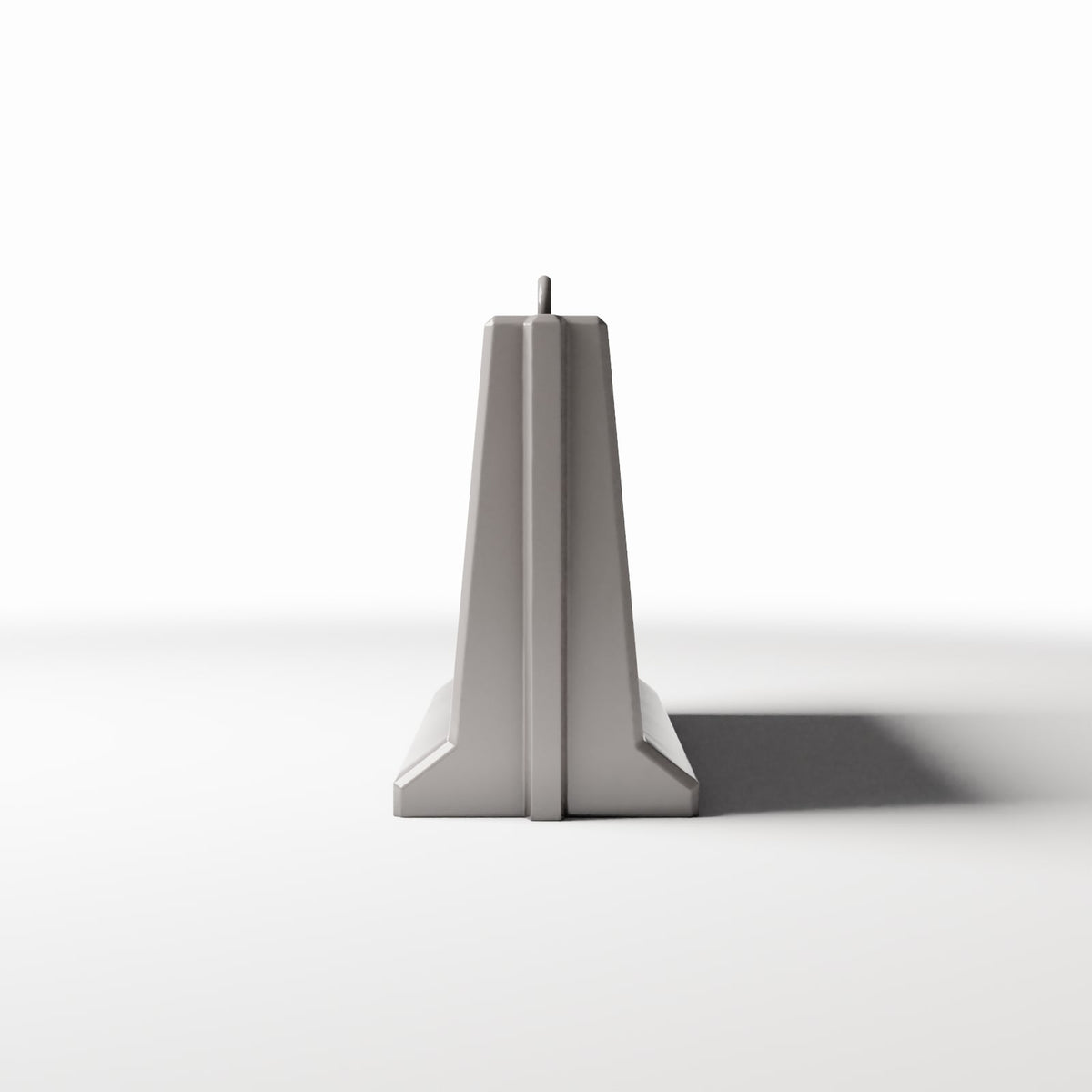 Diorama model-building product photo 2: Military Diorama: Concrete Barrier with Lifting Loops for Military Dioramas (Ref. 1662D)