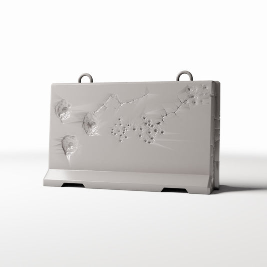 Diorama model-building product photo 0: Military Diorama: Type C Concrete Barrier with Lifting Rings (Ref. 1665D)