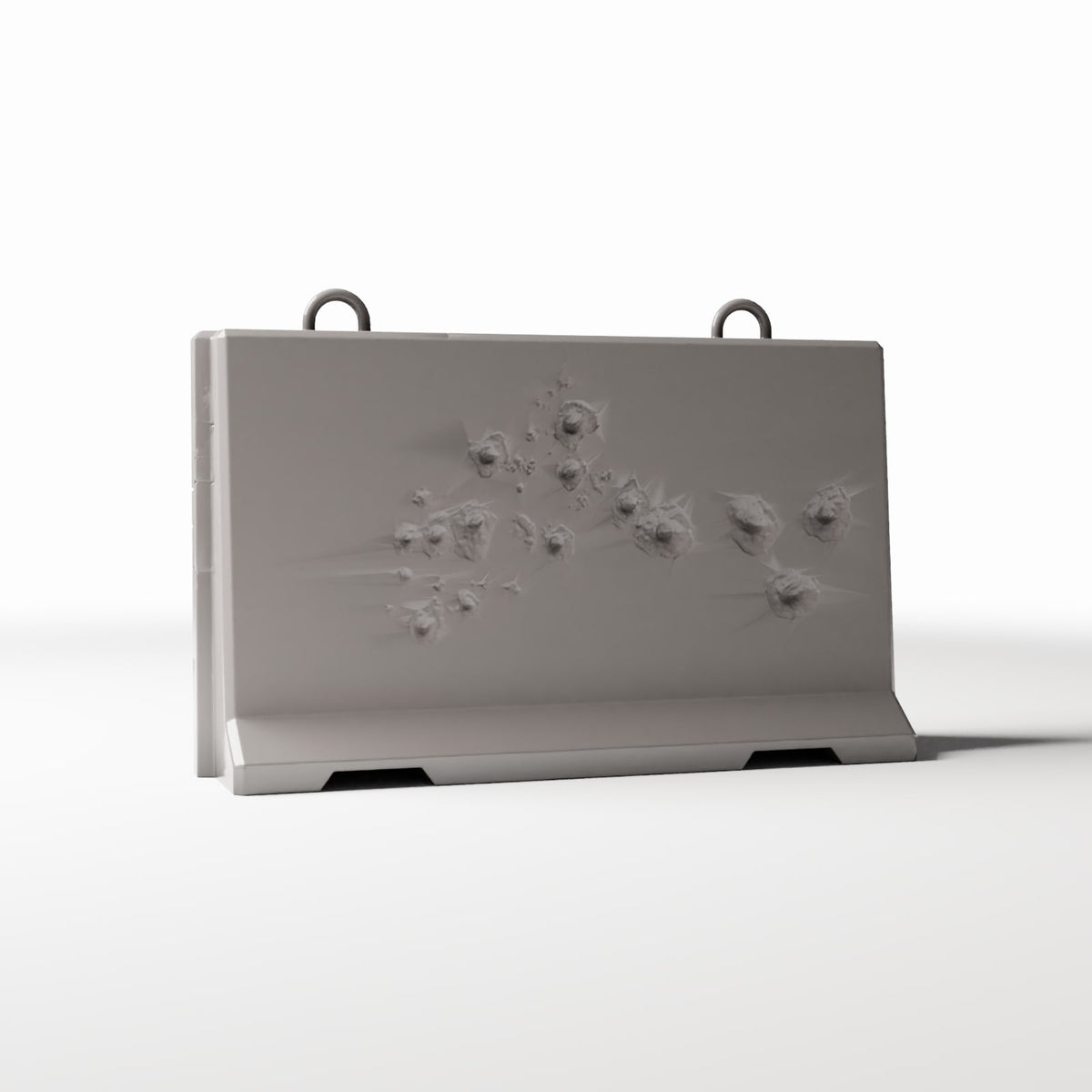 Diorama model-building product photo 3: Military Diorama: Type C Concrete Barrier with Lifting Rings (Ref. 1665D)