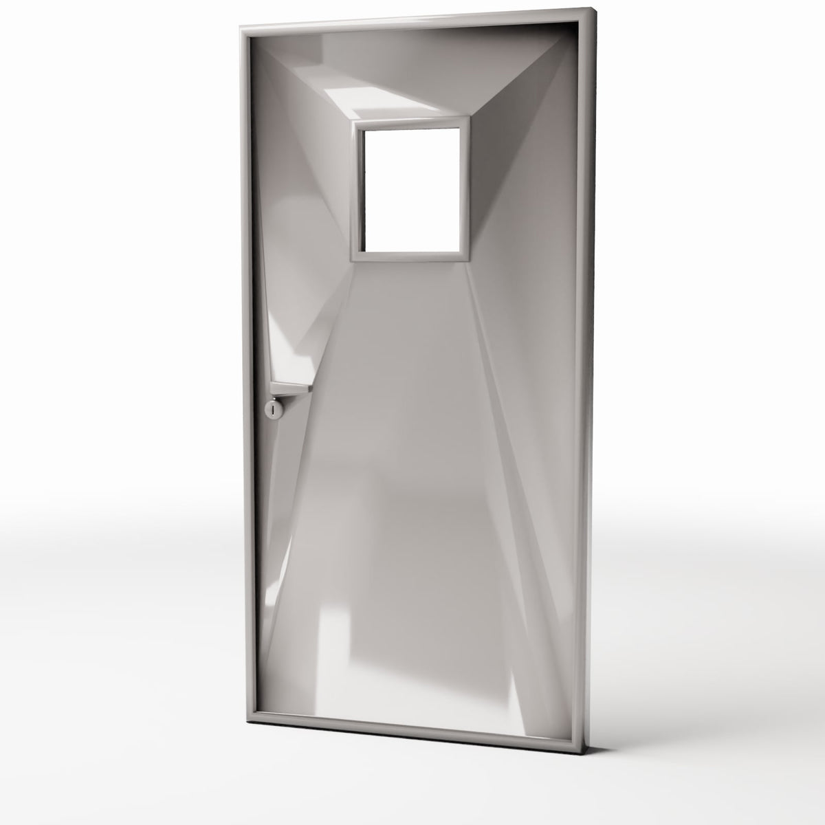 Diorama model-building product photo 0: Military Diorama: Closed Shelter Door as a Building Detail (Ref. 1667D)