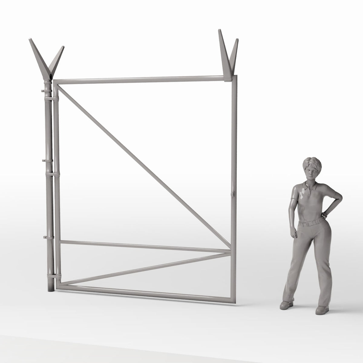 Diorama model-building product photo 1: Military Diorama: Field Gate Without Wire Mesh (Ref. 1682D)