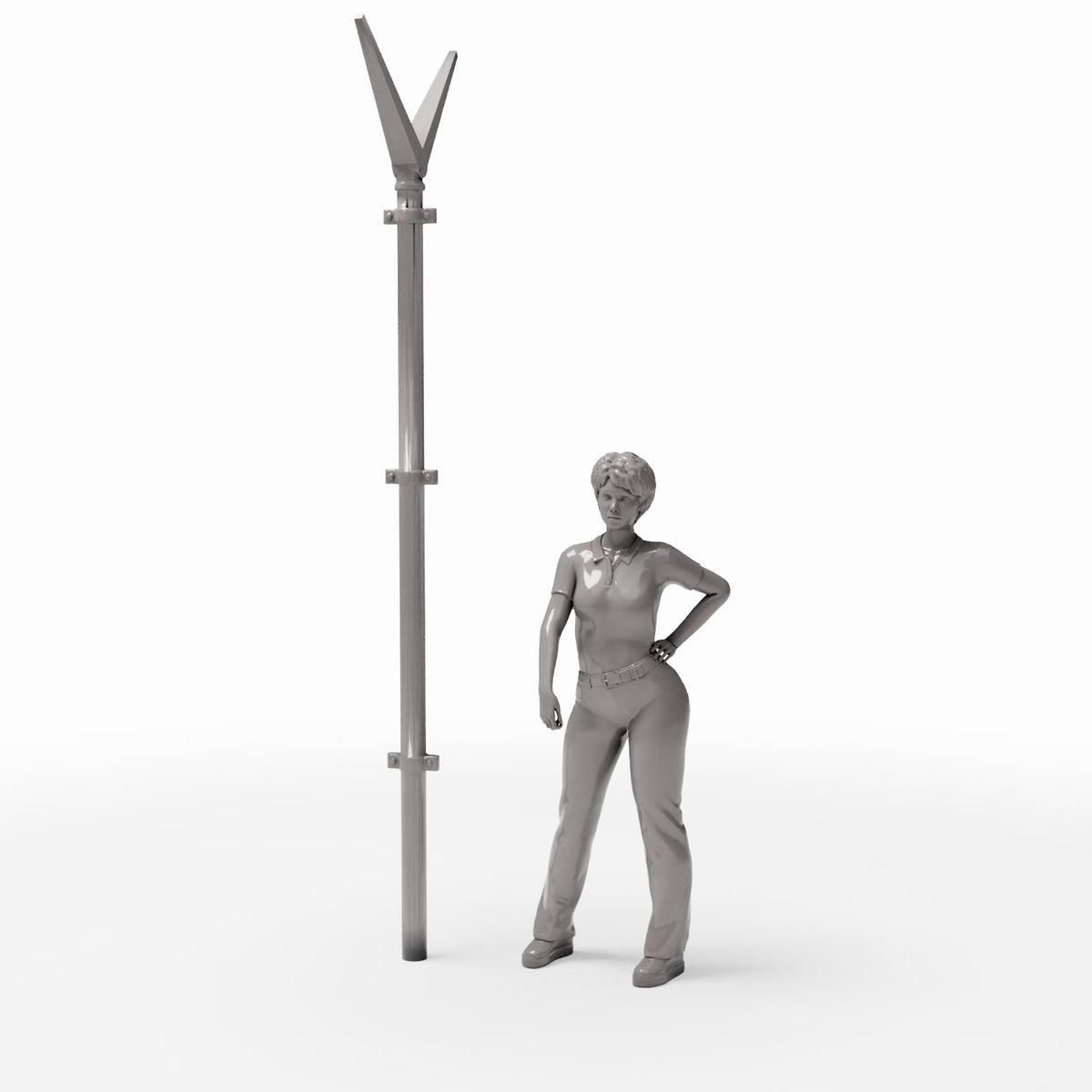 Diorama model-building product photo 1: Diorama Terrain: Military Fence Post (Ref. 1684D)