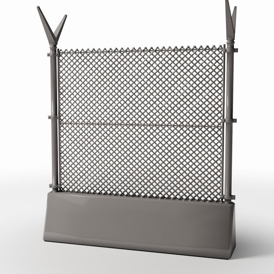 Diorama model-building product photo 0: Military Diorama: Double Security Fence with Concrete Base (Ref. 1685D)