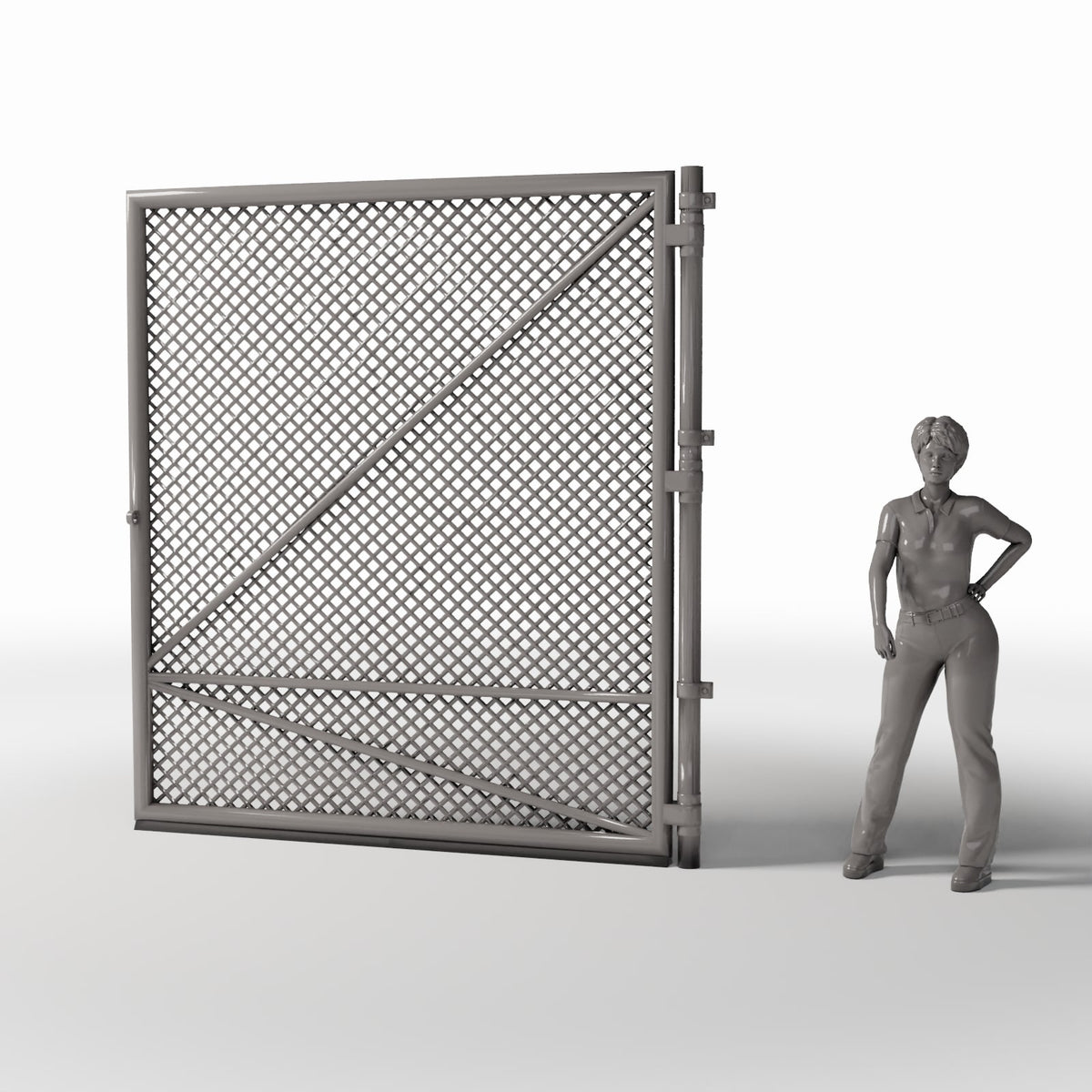 Diorama model-building product photo 1: Military Diorama: Wire Mesh Gate for Field Fortification (Ref. 1686D)
