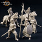 Product photo Tabletop 28mm The Printing Goes Ever On (TPGEO) 0: Halfling Combat Squad: Brave Fighters - Foot Troop and Rider