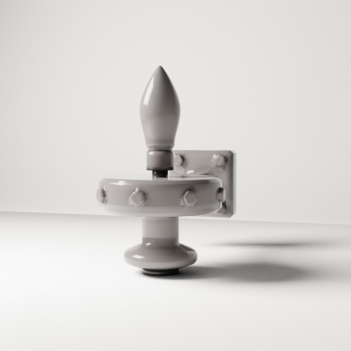 MyPortal 175 0: Diorama scene details: Rounded exterior wall lamp (Ref. 175D)