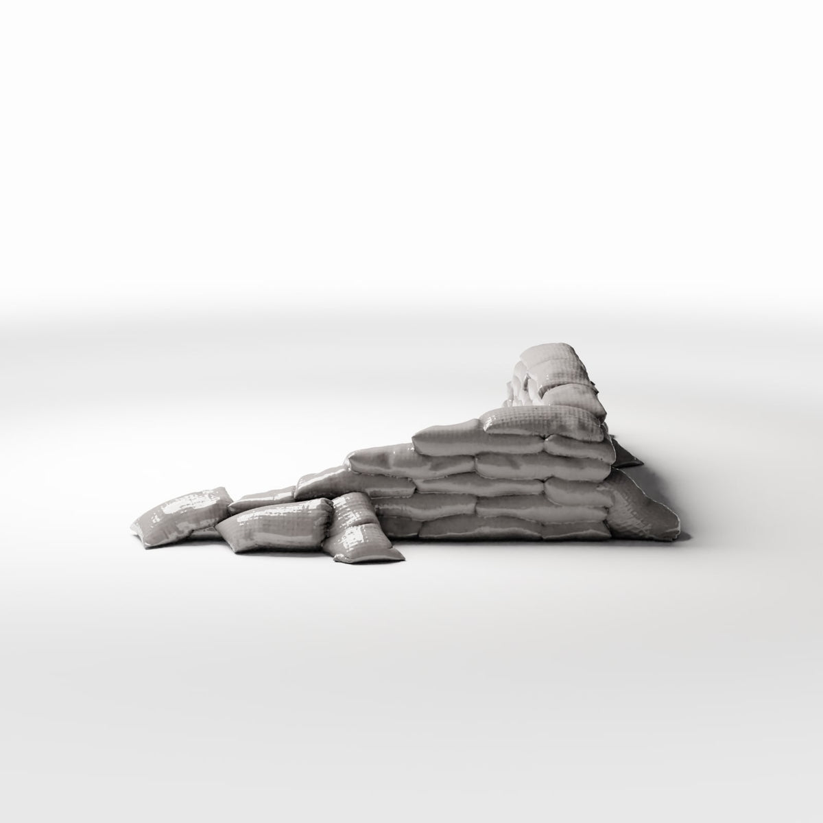 Diorama Modellbau Produktfoto 2: Diorama Militär: Sandsackdeckung für Panzerabwehrposten (Ref. 1778D)