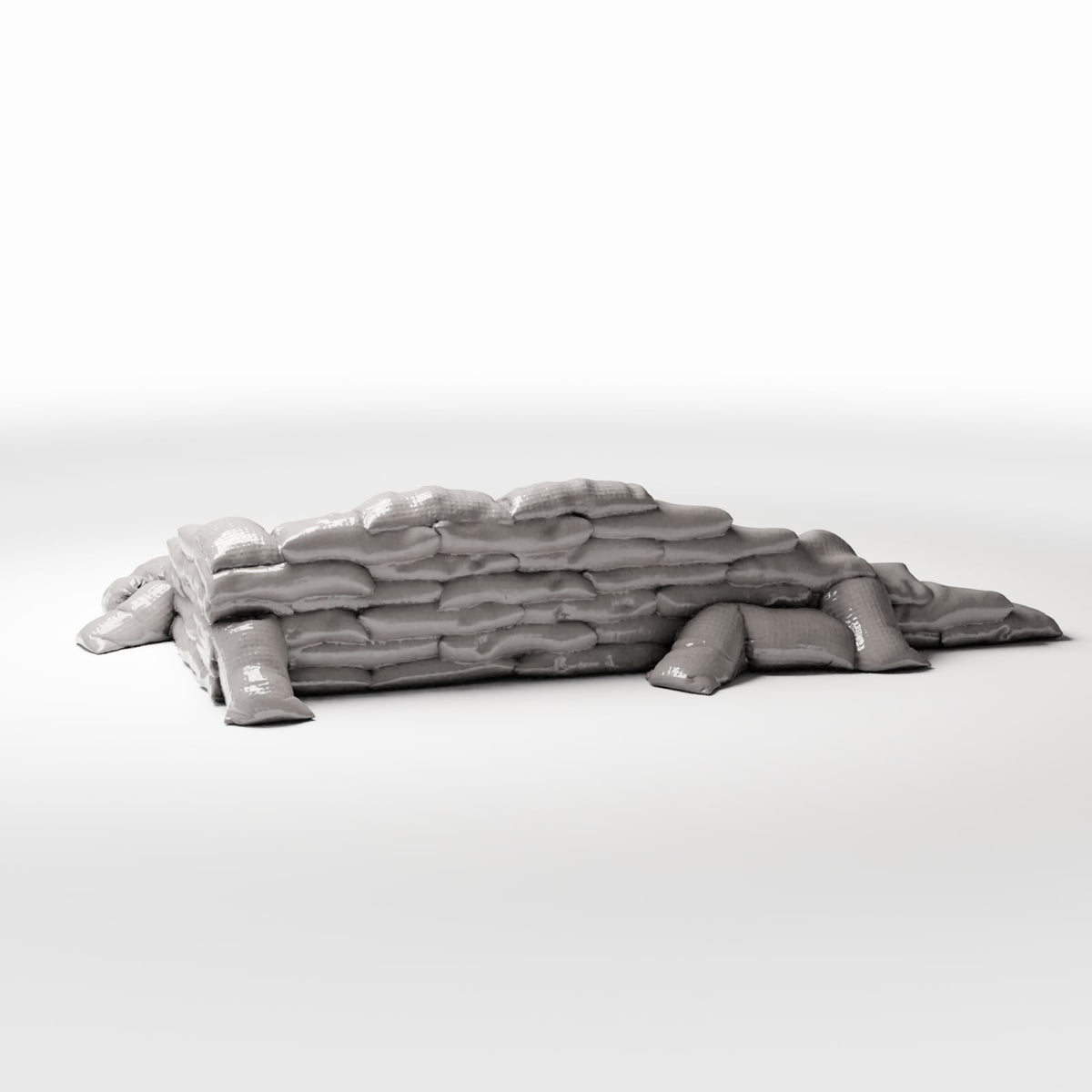 Diorama Modellbau Produktfoto 3: Diorama Militär: Sandsackdeckung für Panzerabwehrposten (Ref. 1778D)
