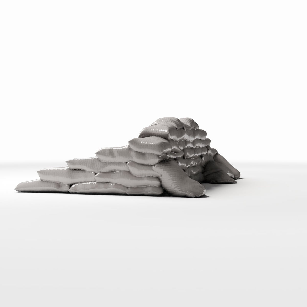 Diorama Modellbau Produktfoto 0: Diorama Militär: Sandsackstellung als Verteidigungsstellung (Ref. 1779D)