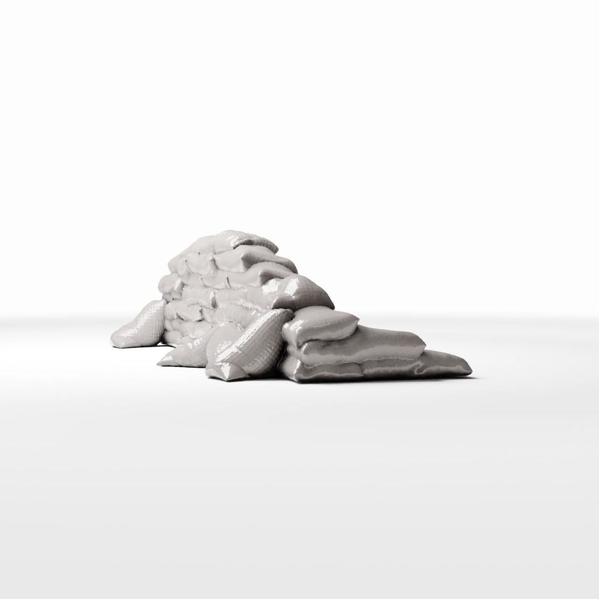 Diorama Modellbau Produktfoto 3: Diorama Militär: Sandsackstellung als Verteidigungsstellung (Ref. 1779D)