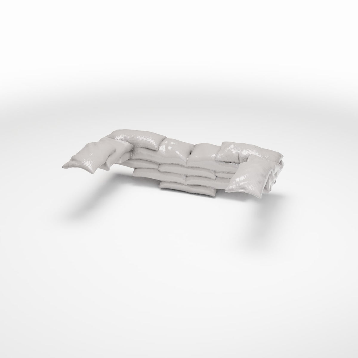 Diorama Modellbau Produktfoto 0: Diorama Militär: Sandsackstellung als Militärdiorama-Zubehör (Ref. 1782D)