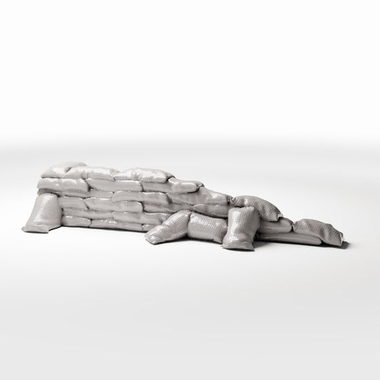 Diorama model-building product photo 0: Military Diorama: Sandbag Barricade Defensive Position (Ref. 1783D)
