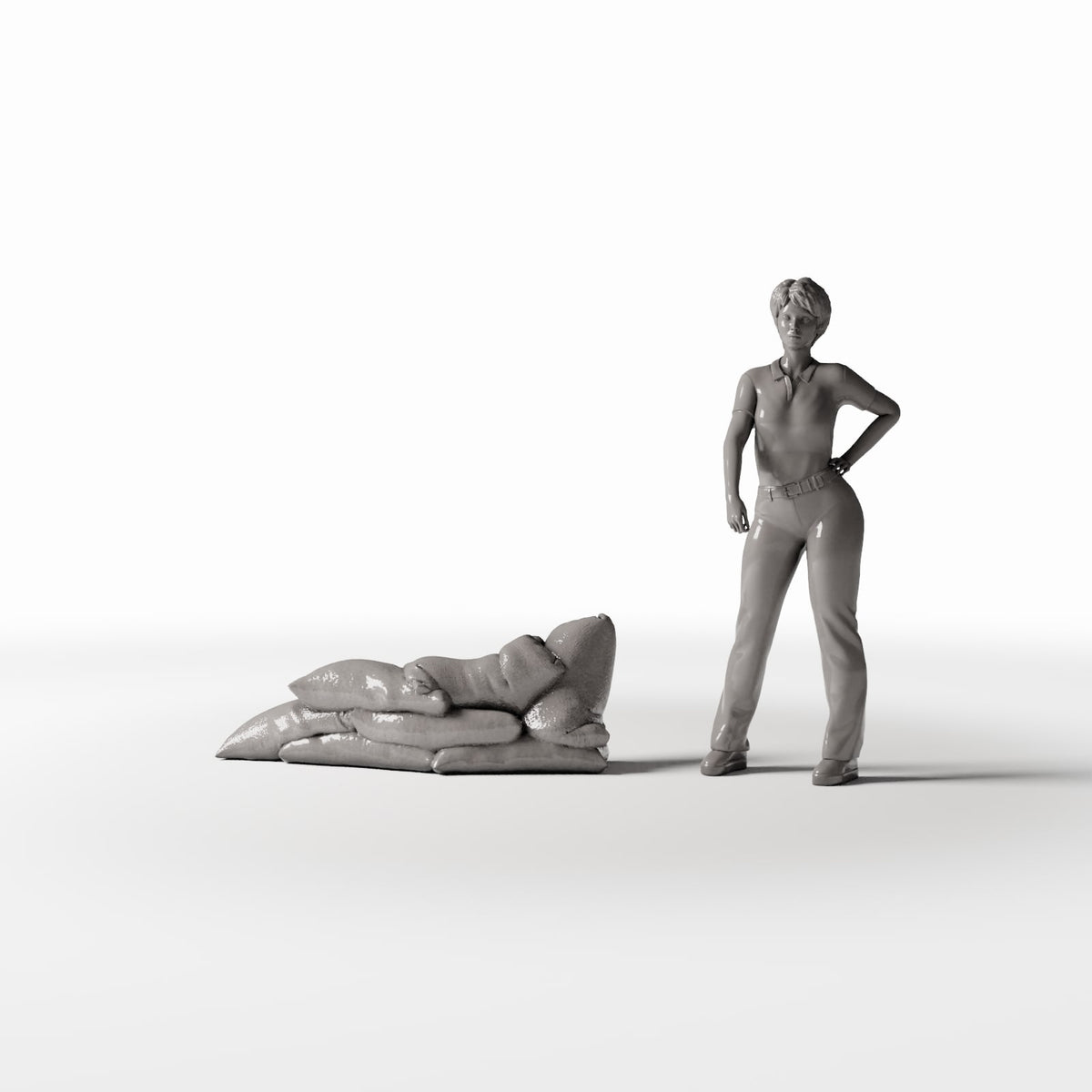 Diorama model-building product photo 1: Military Diorama: Sandbag Defensive Position (Ref. 1785D)