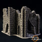 Product photo Tabletop 28mm The Printing Goes Ever On (TPGEO) 0: Ruin E - Debris of a medieval town - Destroyed house