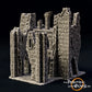 Product photo Tabletop 28mm The Printing Goes Ever On (TPGEO) 0: Ruin E - Debris of a medieval town - Destroyed house