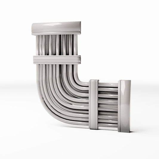 Diorama model-building product photo 0: Diorama Building Detail: Wall Cable with Junction Box (Ref. 1802D)