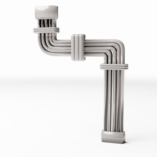 Diorama model-building product photo 0: Diorama Building Detail: Wall Cable Bundle for a Communications Bunker (Ref. 1803D)