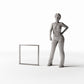 Diorama model-building product photo 1: Diorama Building: Rectangular Window Frame for Field Shelter (Ref. 1810D)