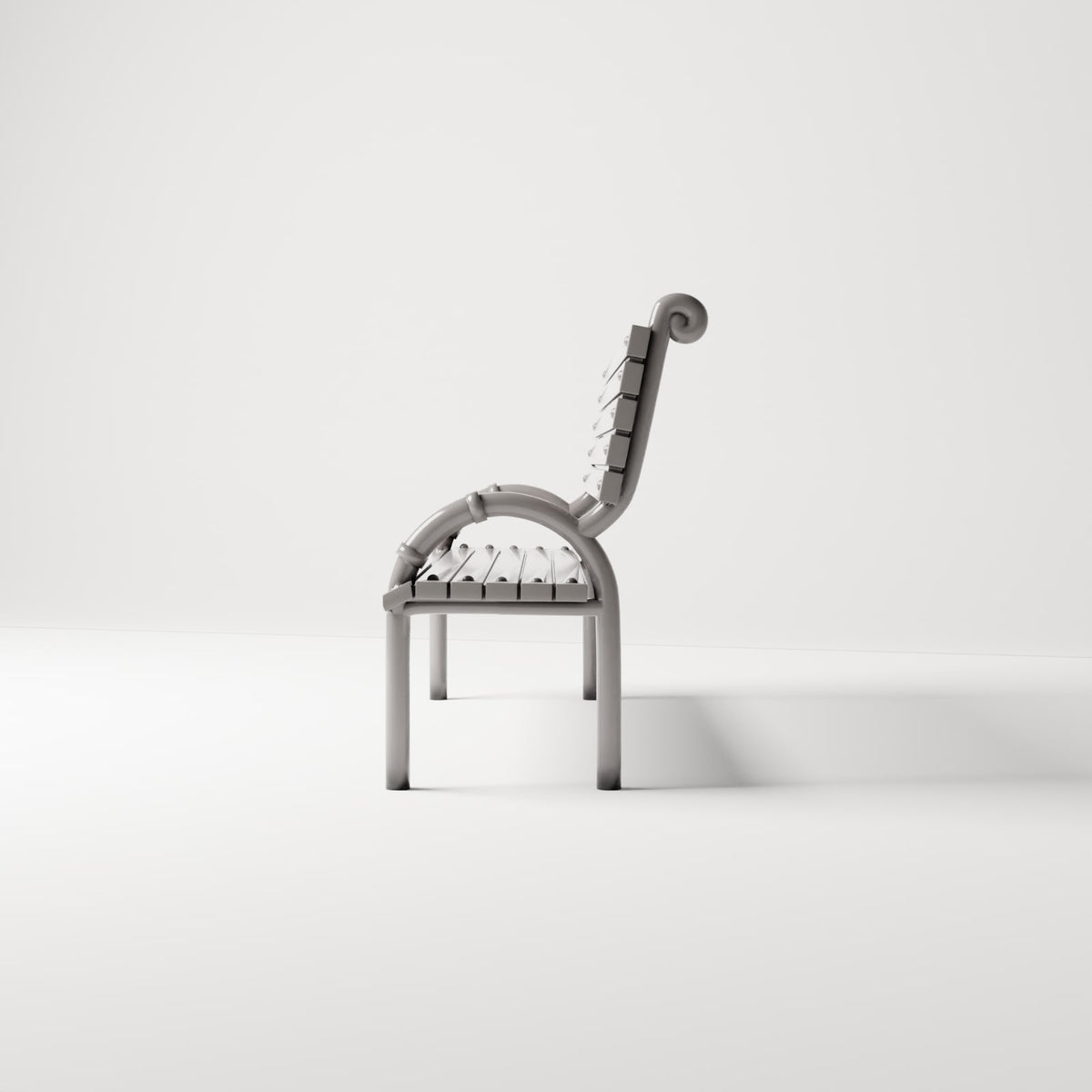 MyPortal 183 2: Diorama Furniture: Classic Park Bench (Ref. 183D)