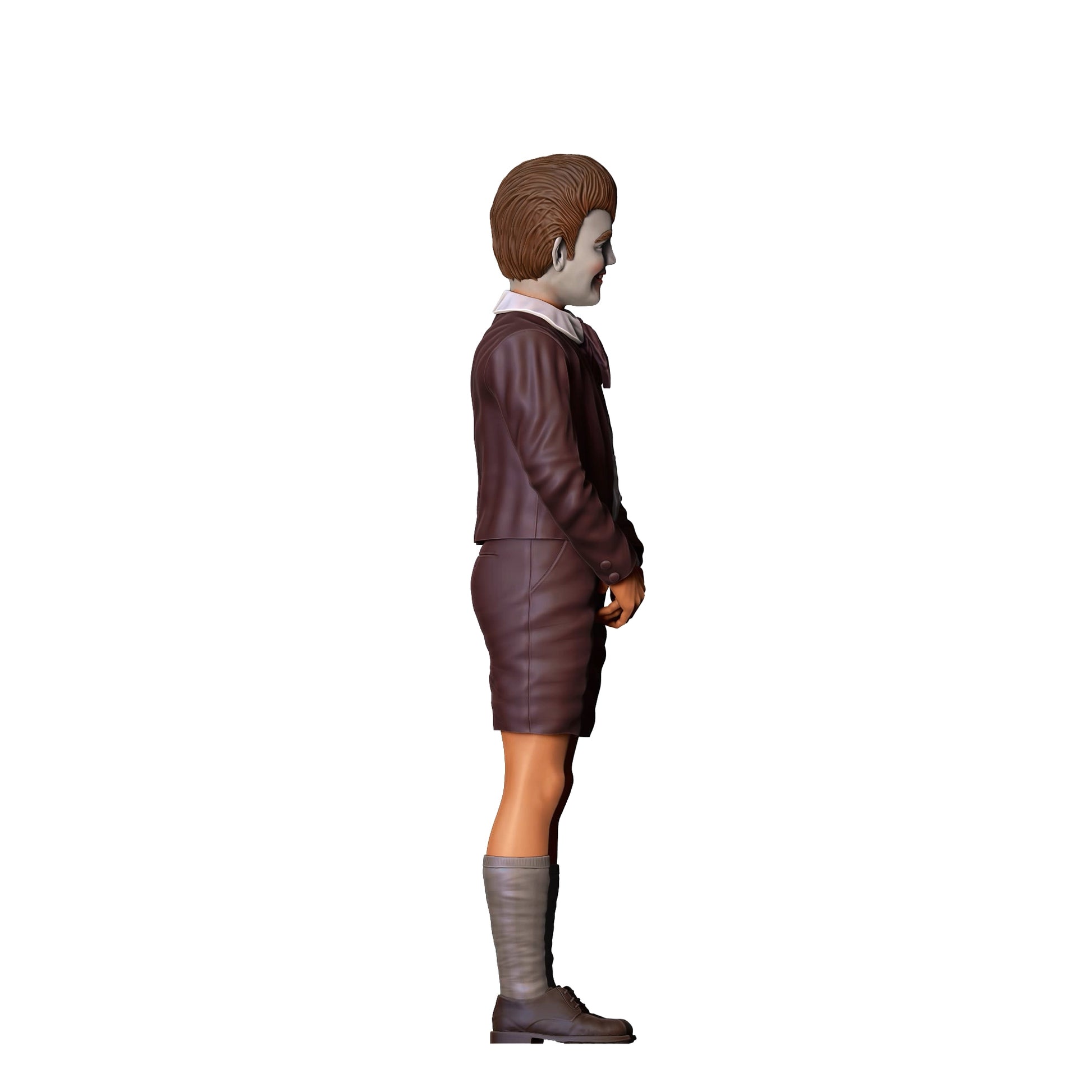 Product photo diorama and model building miniature figure: Horror Son Eddie: An unusual monster family