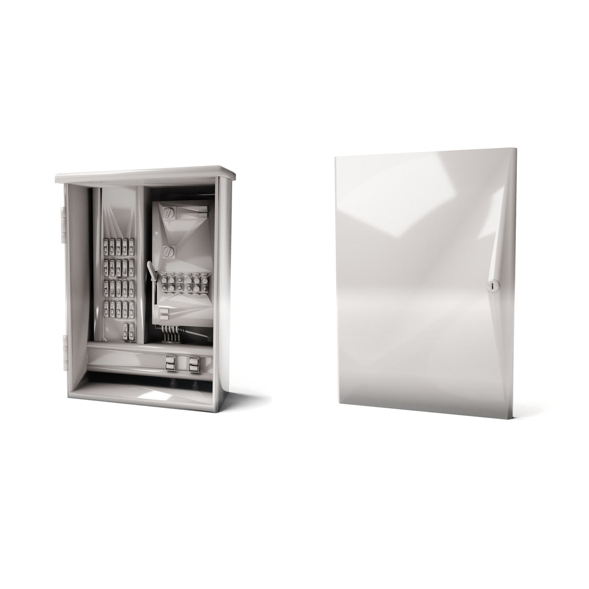 Diorama model-building product photo 0: Diorama Terrain: Electrical Control and Fuse Box (Ref. 1904D)