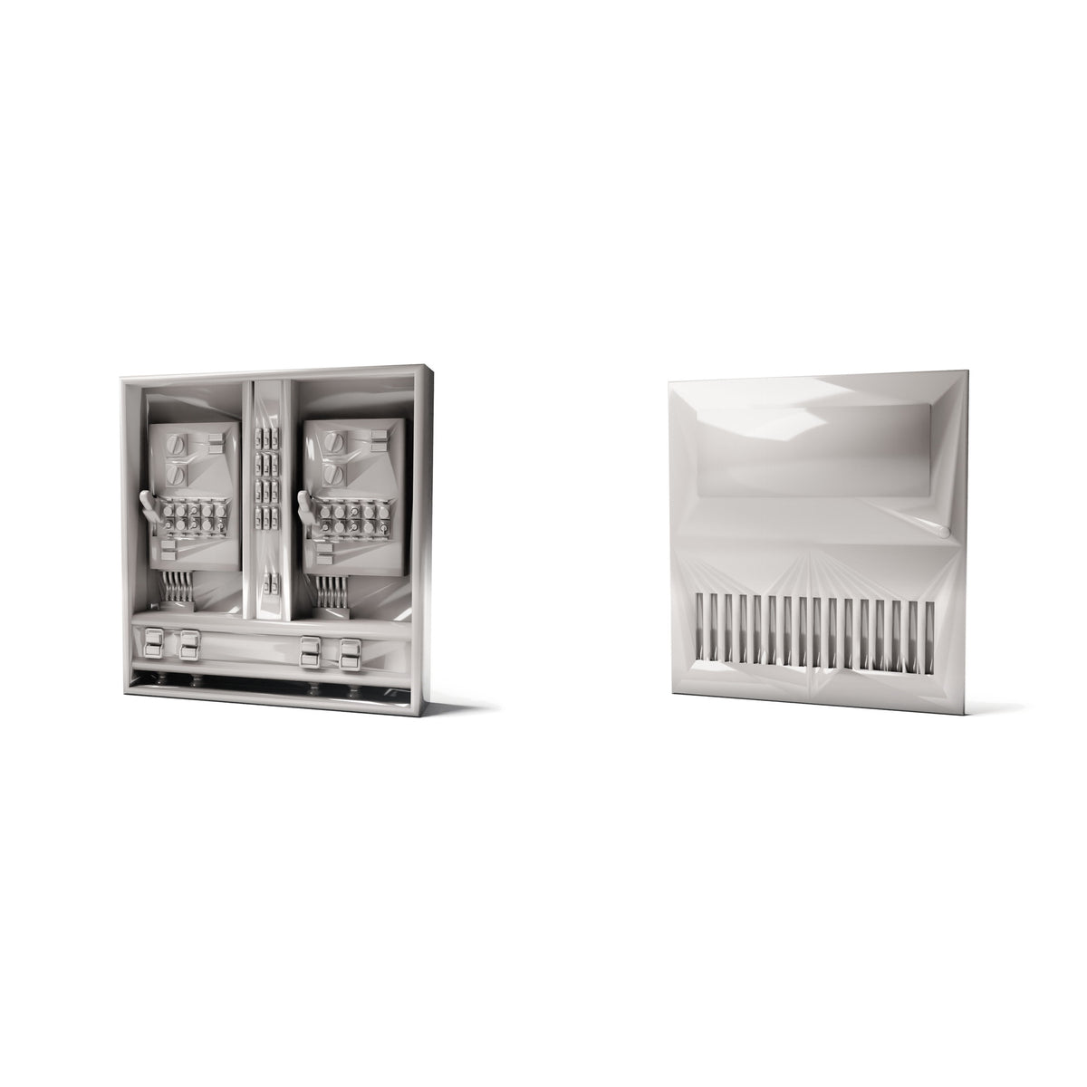 Diorama model-building product photo 0: Diorama Terrain: Electrical Distribution Box for Military Scenes (Ref. 1906D)