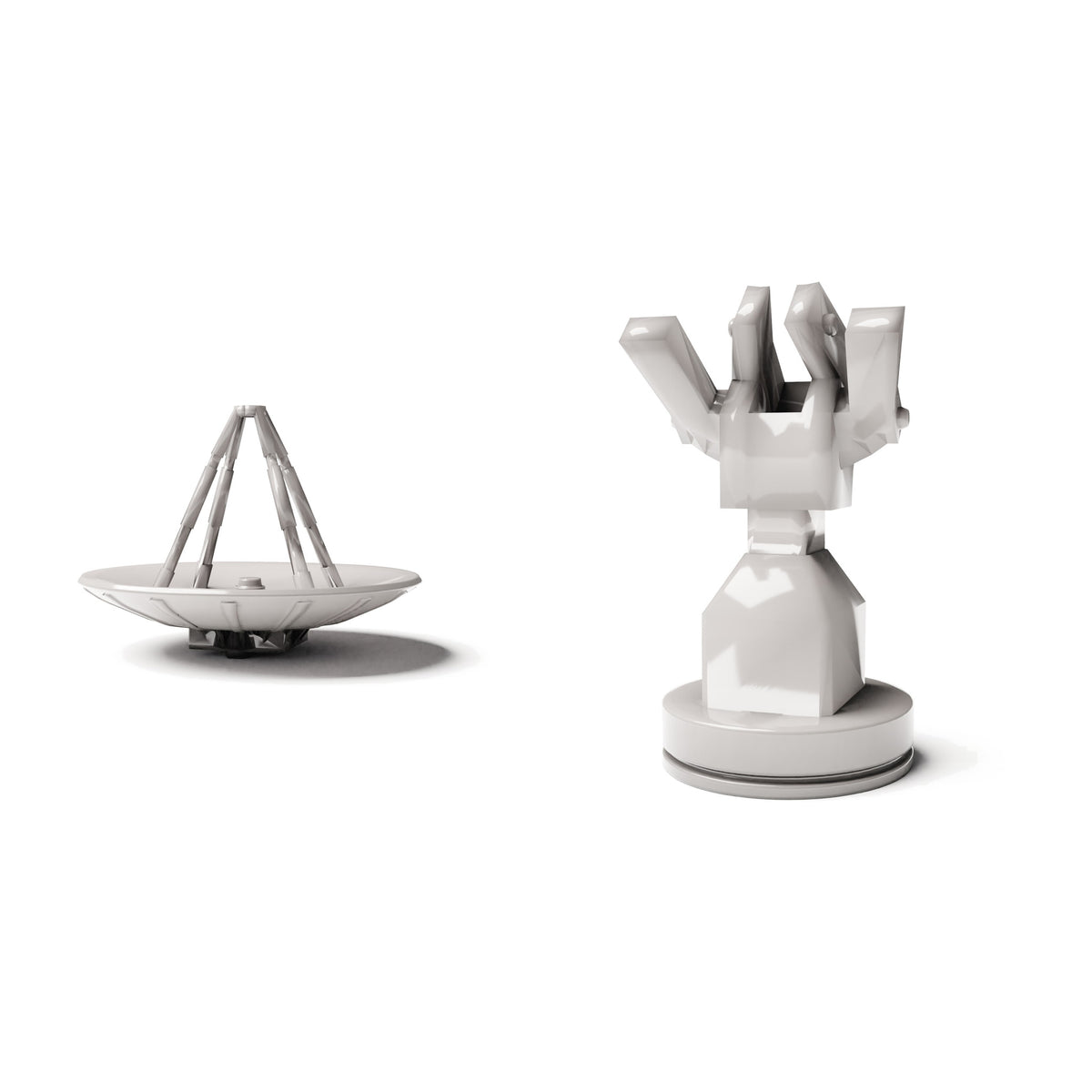 Diorama model-building product photo 0: Military Diorama: Parabolic Antenna with Articulated Base – Military Diorama Accessory (Ref. 1909D)