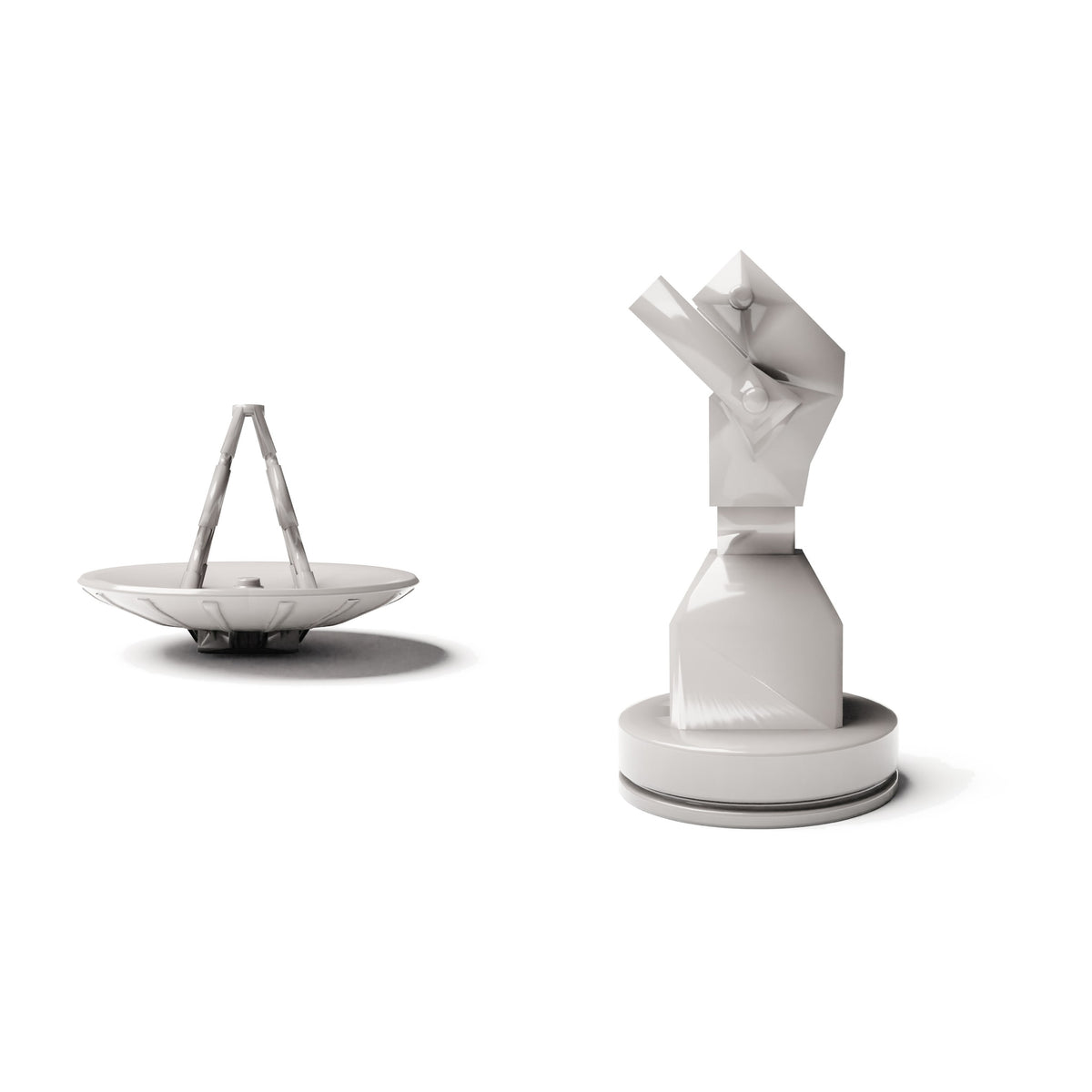 Diorama model-building product photo 2: Military Diorama: Parabolic Antenna with Articulated Base – Military Diorama Accessory (Ref. 1909D)