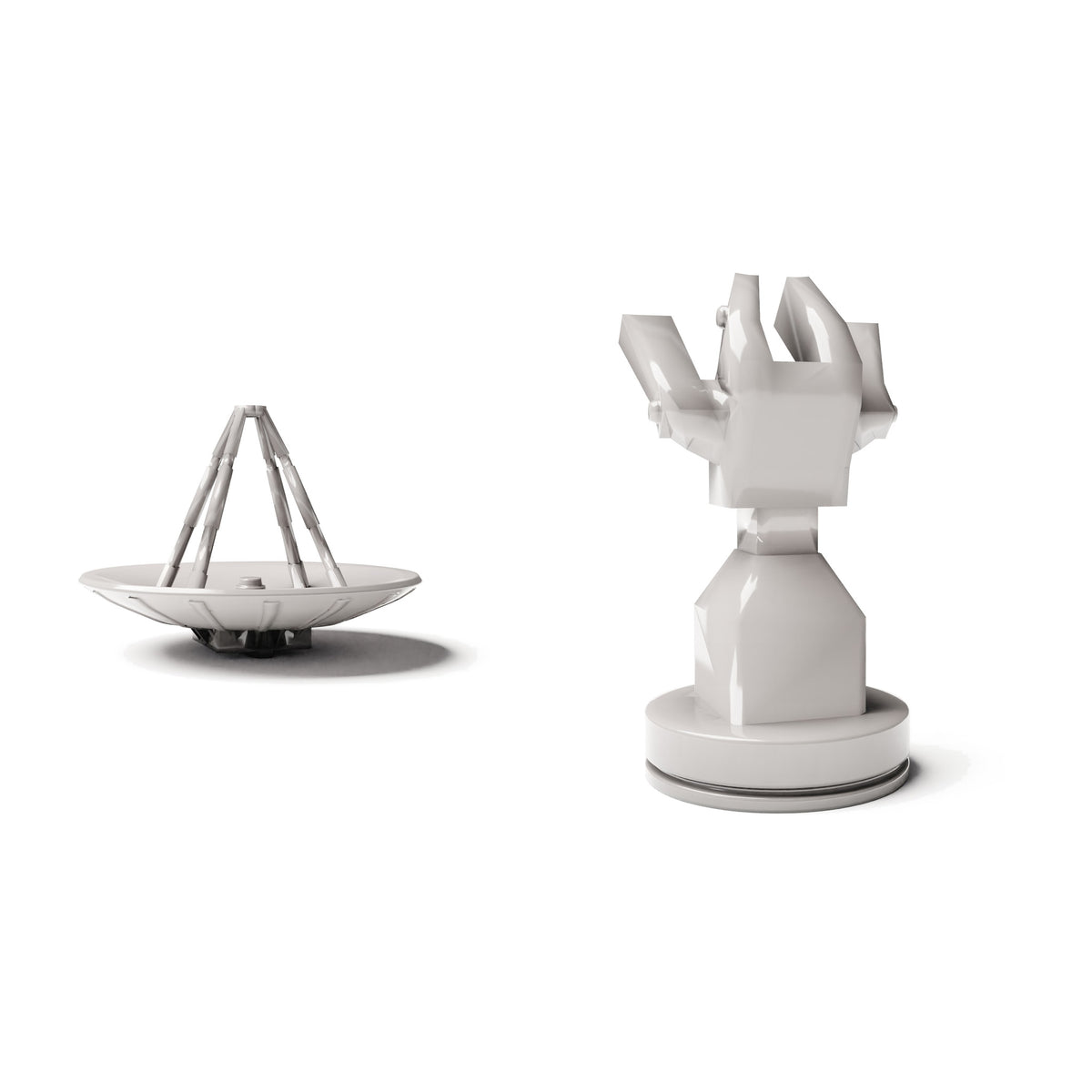 Diorama model-building product photo 3: Military Diorama: Parabolic Antenna with Articulated Base – Military Diorama Accessory (Ref. 1909D)
