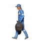 Product photo diorama and model building miniature figure: Garbage collection team - Garbage man with trash bag 2