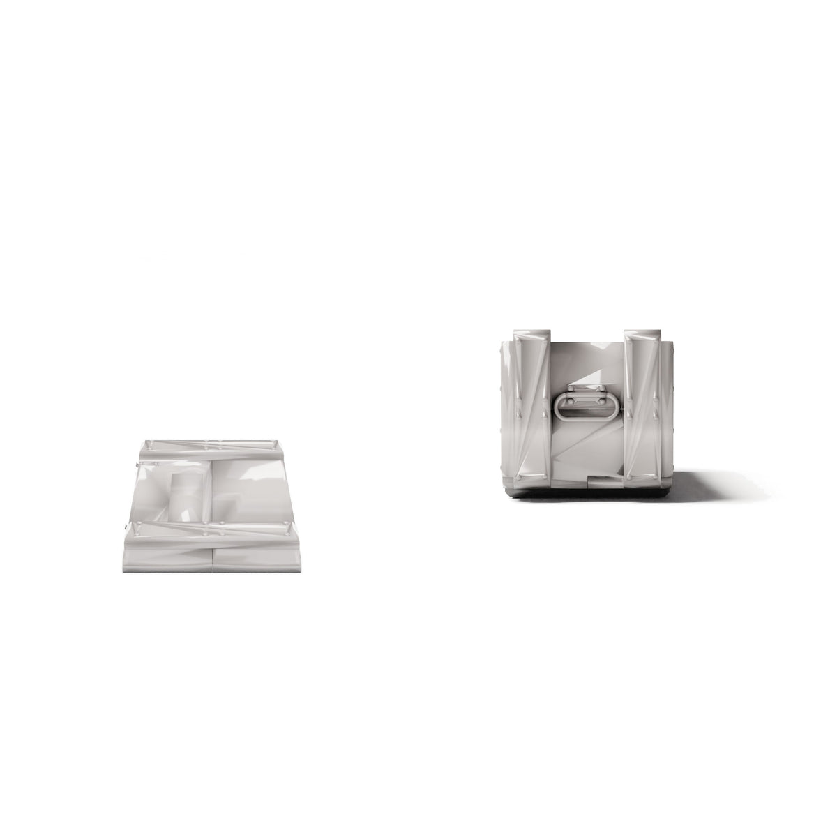 Diorama model-building product photo 2: Diorama Supplies: Military Transport Crate with Lid (Ref. 1912D)