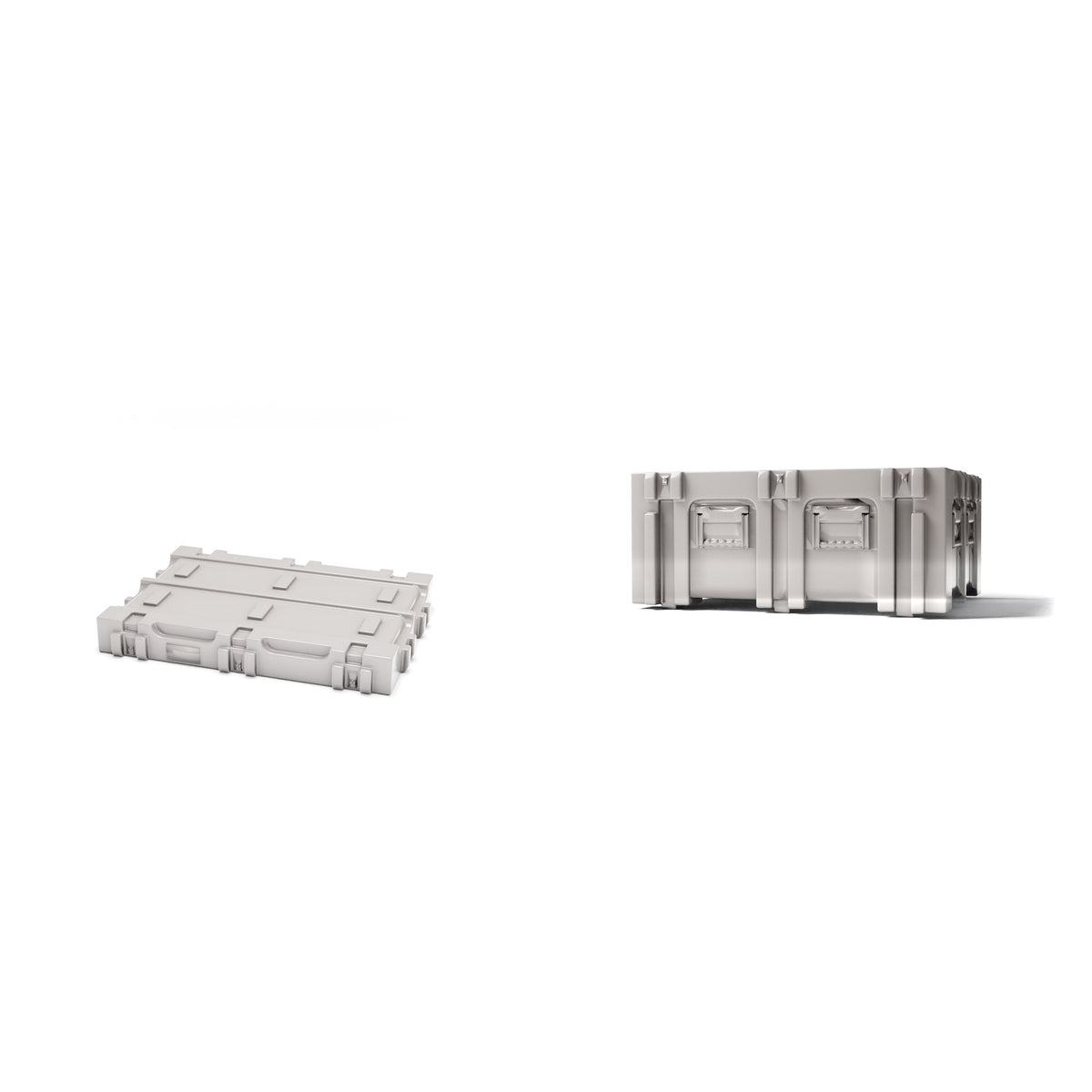 Diorama model-building product photo 0: Diorama Storage: Miniature Military Transport Crate (Ref. 1913D)