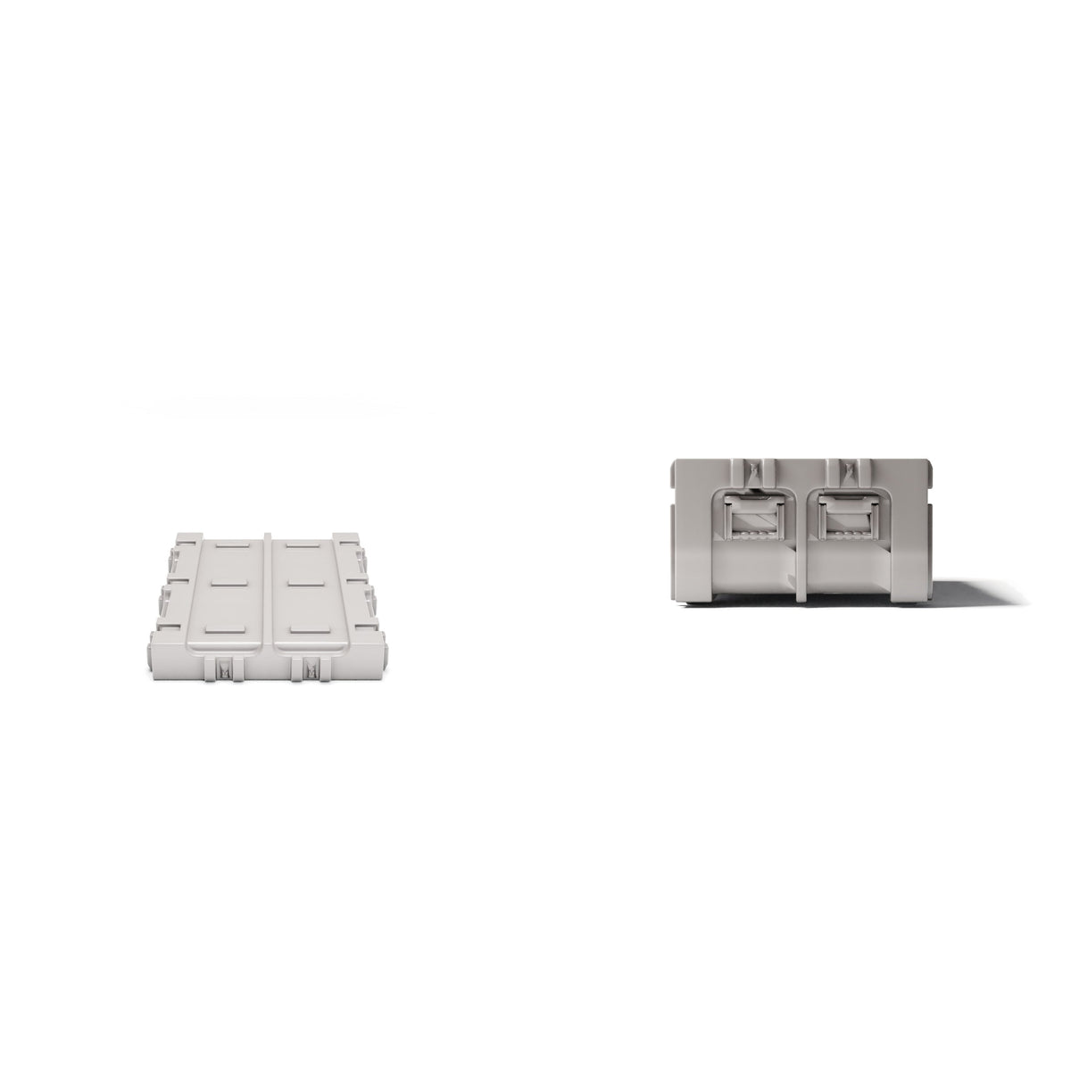 Diorama model-building product photo 2: Diorama Storage: Miniature Military Transport Crate (Ref. 1913D)
