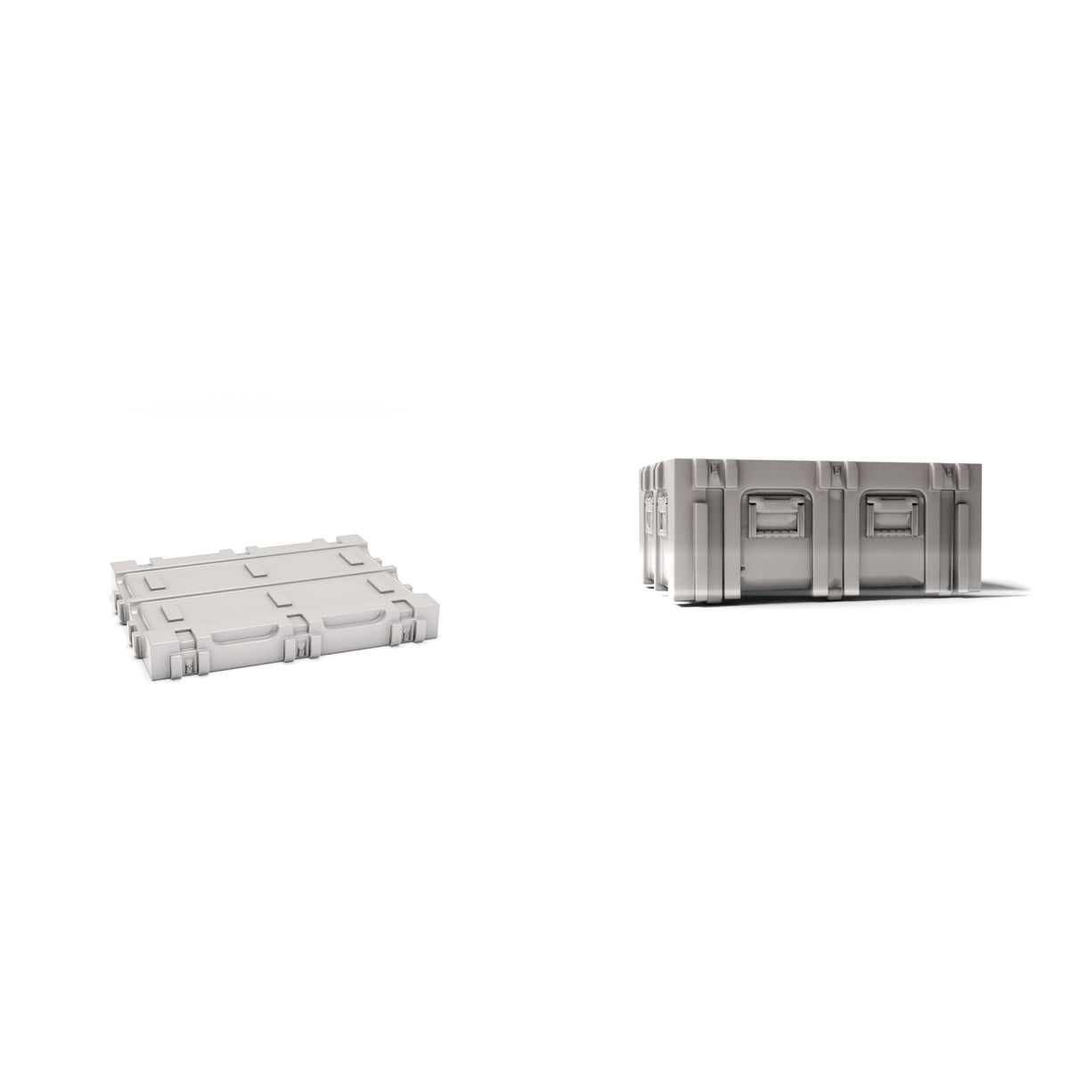 Diorama model-building product photo 3: Diorama Storage: Miniature Military Transport Crate (Ref. 1913D)