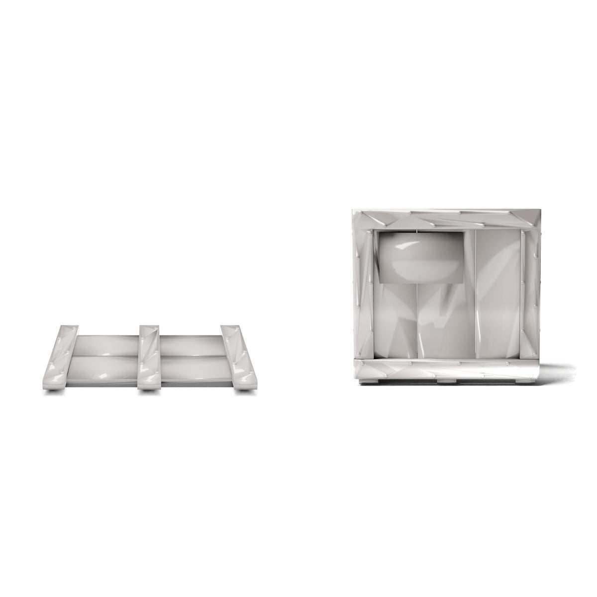 Diorama model-building product photo 2: Diorama Storage: Military Transport Crate Miniature (Ref. 1917D)
