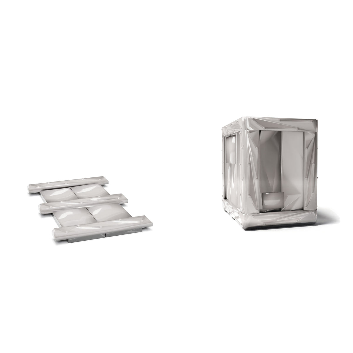 Diorama model-building product photo 3: Diorama Storage: Military Transport Crate Miniature (Ref. 1917D)