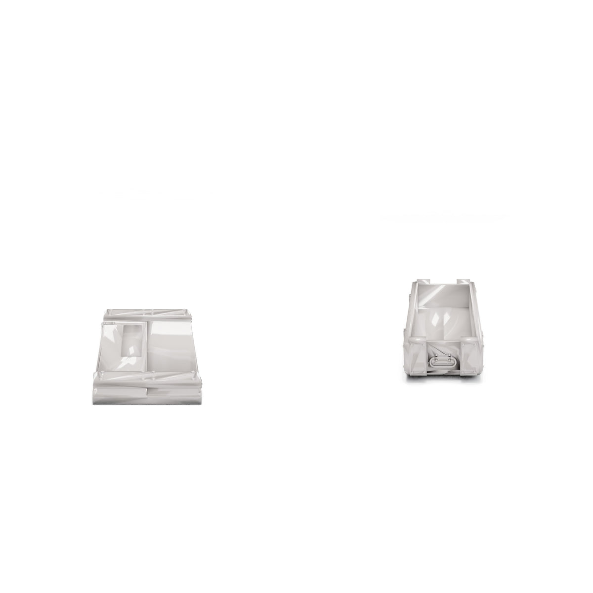 Diorama model-building product photo 2: Diorama Storage: Military Miniature Crate with Lid (Ref. 1919D)