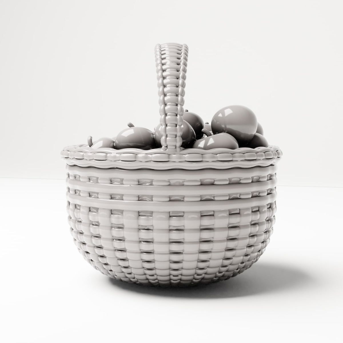 MyPortal 191 2: Diorama Camp & Market: Woven Apple Basket (Ref. 191D)