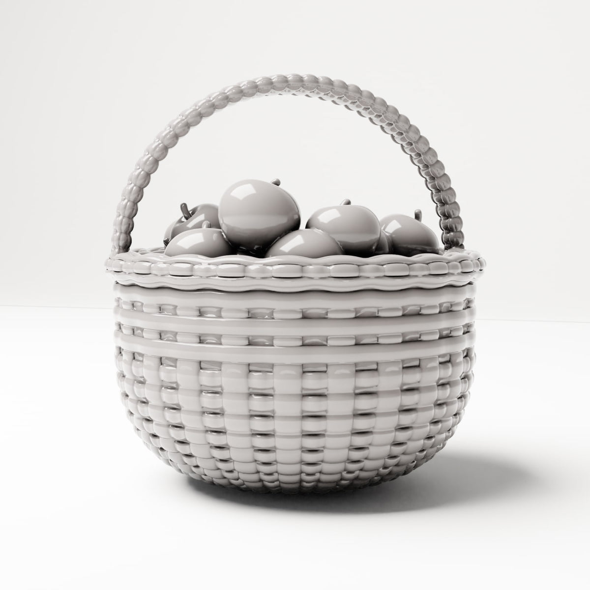 MyPortal 191 3: Diorama Camp & Market: Woven Apple Basket (Ref. 191D)