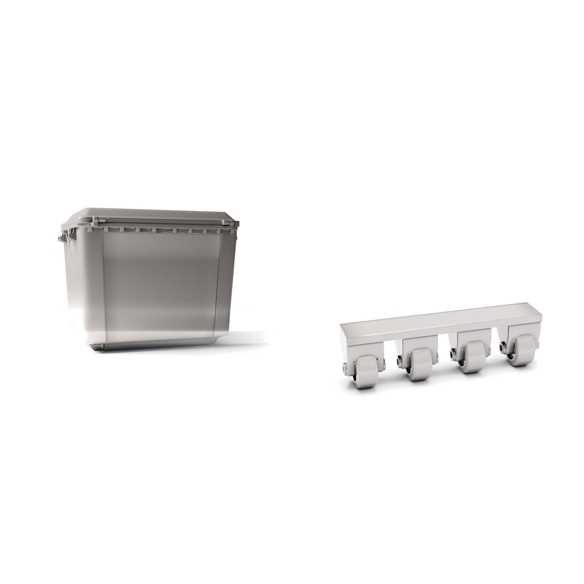 Diorama model-building product photo 3: City Diorama: Closed Type B Waste Container with Chassis (Ref. 1929D)