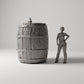 MyPortal 194 1: Diorama Camp & Market: Rustic Beer Barrel with Tap (Ref. 194D)