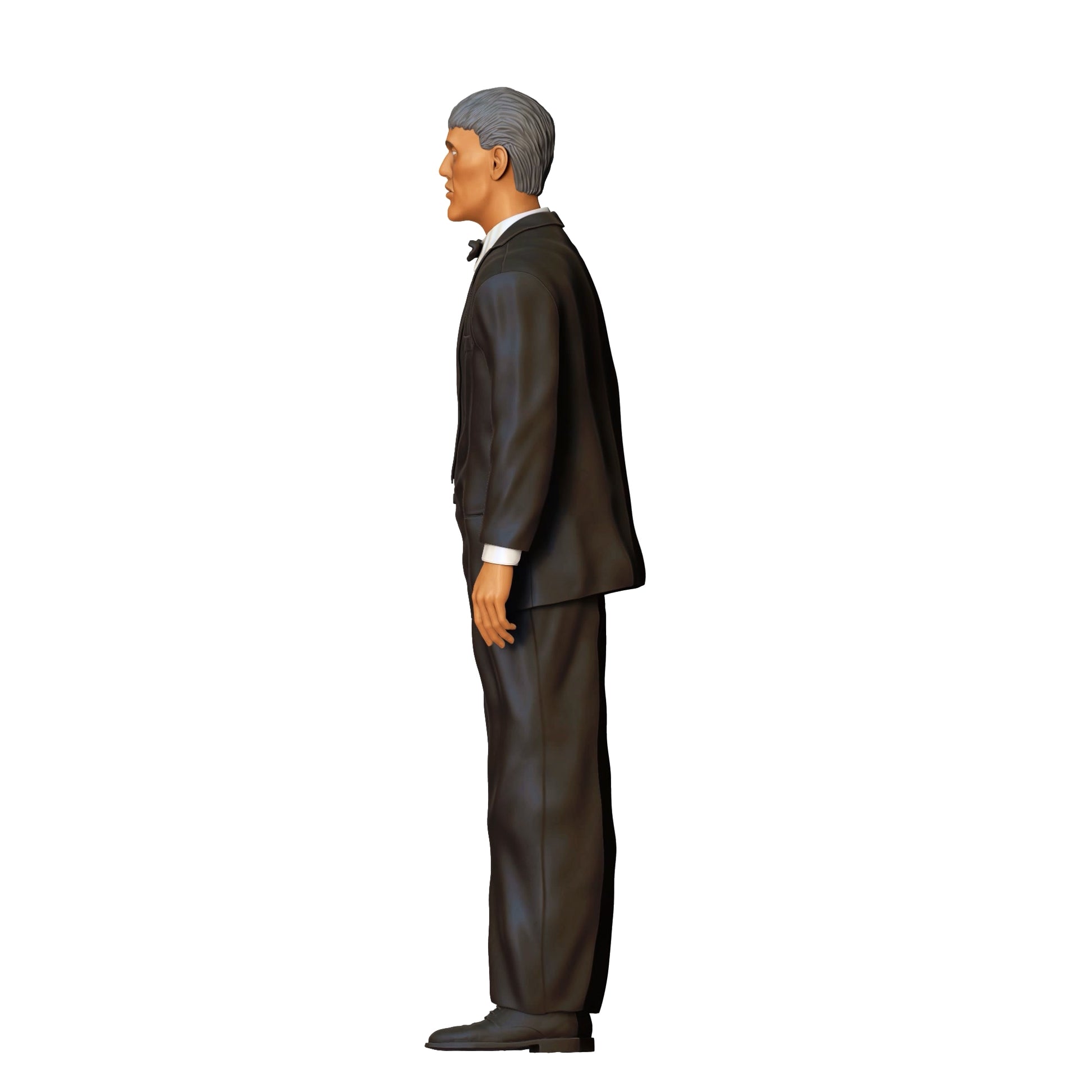 Product photo diorama and model building miniature figure: Horror Family - Butler in suit and bow tie