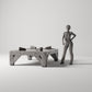 MyPortal 198 1: Warehouse & Market Diorama: Rustic Beer Barrel Stand (Ref. 198D)