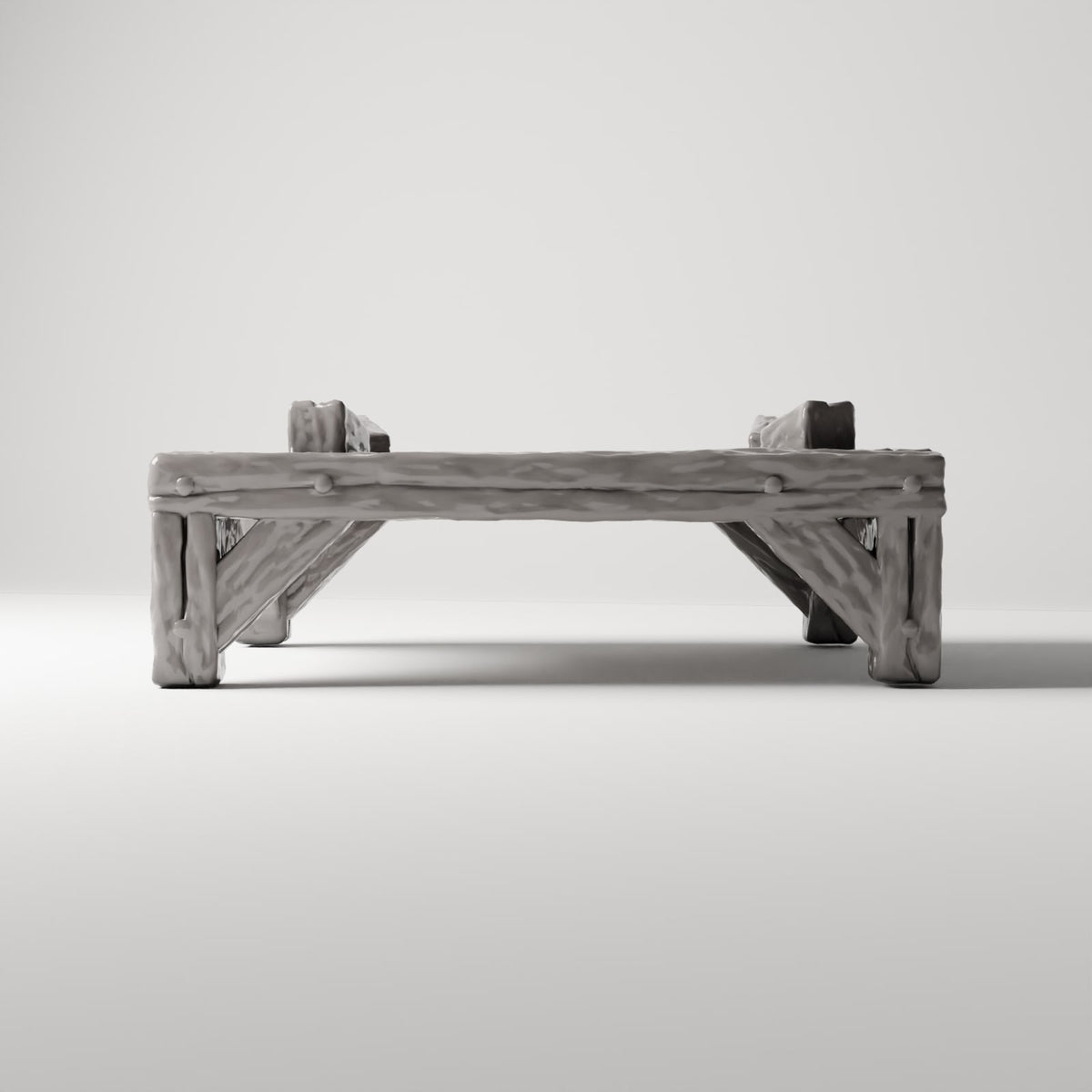 MyPortal 198 2: Diorama Camp & Market: Rustic barrel stand for beer barrel (Ref. 198D)