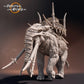 Product photo Tabletop 28mm The Printing Goes Ever On (TPGEO) 0: War Elephant: Monstrous creature with howdah - Nomadic people from the desert, warriors of the south