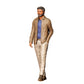 Diorama Modellbau Produktfoto 0: Älterer Mann in Jacke – Figur in Bewegung mit Bart (Ref. Nr. 420)