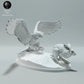 Product photo Animal Figure Diorama, Model Building: 0: Wild Animal Figure: hunting Snowy Owl with Arctic Hare (Ref 01_01_60)