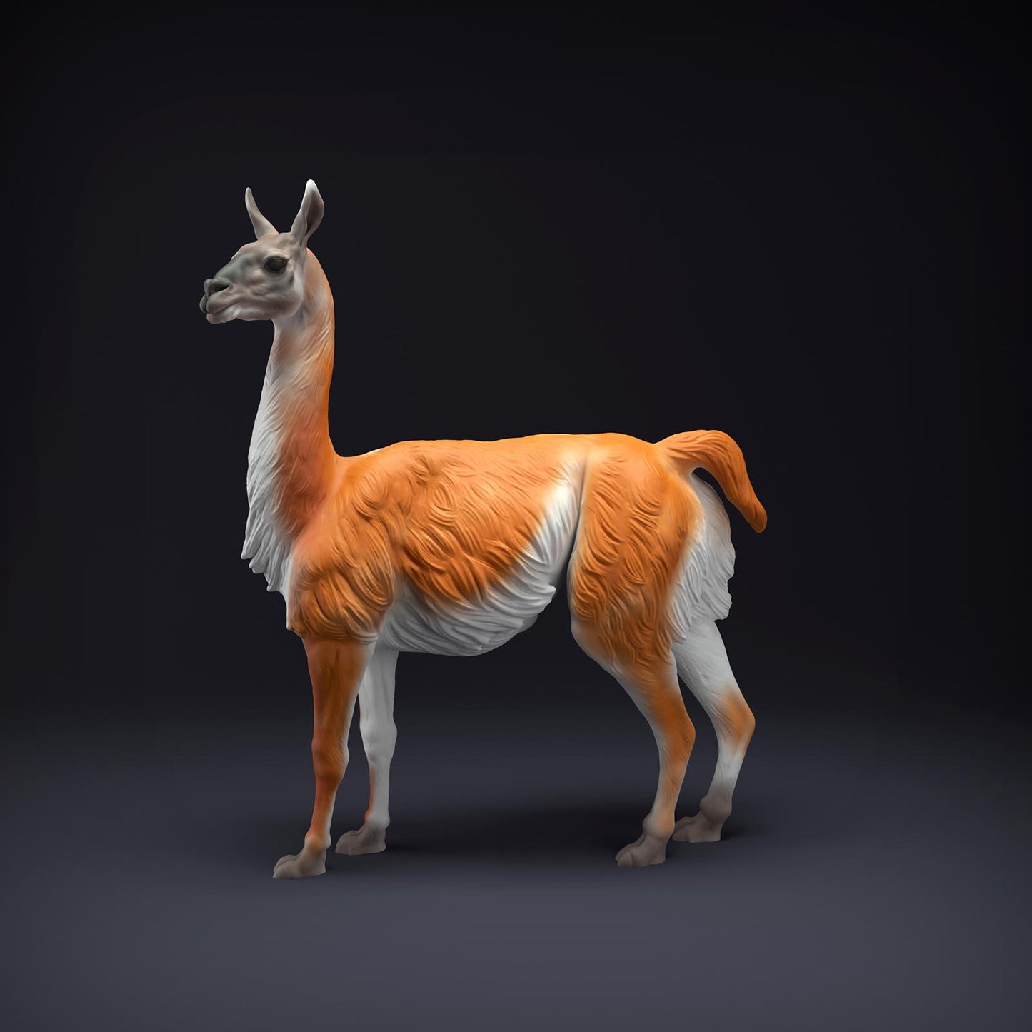 Product photo Animal Figure Diorama, Model Building: 0: Andean Animals Figure: standing Guanaco (Ref 01_01_87)