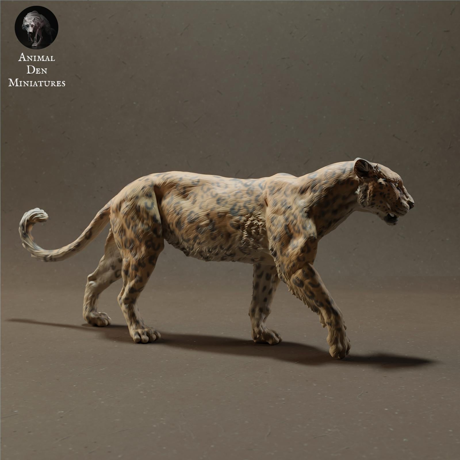 Product photo Animal Figure Diorama, Model Building: 0: Wild Animal Figure: African Leopard – Savanna Animals (Ref 01_01_59)